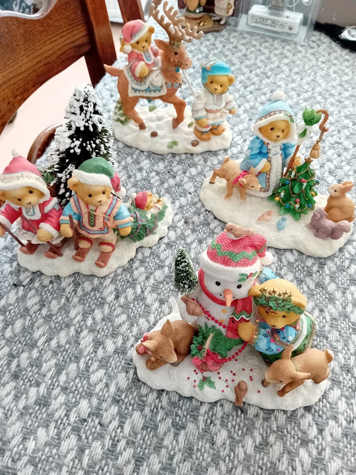 cherished teddies kerst, Verzamelen, Ophalen of Verzenden, Zo goed als nieuw, Beeldje, Cherished Teddies