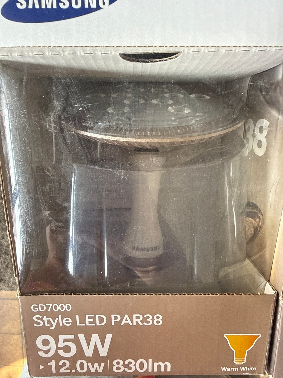 5x Samsung Style LED PAR38 95W Warm Wit, Ophalen, Led-lamp, 60 watt of meer, Nieuw