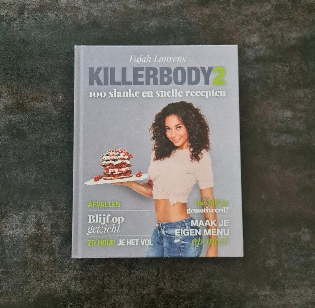 Fajah Lourens Killerbody 2: 100 slanke en snelle recepten, Ophalen of Verzenden, Zo goed als nieuw, Dieet en Voeding, Fajah Lourens
