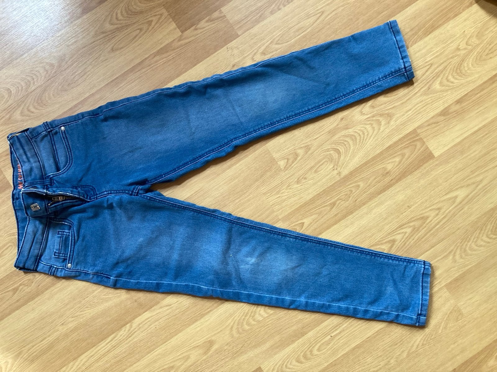 Hema 'My Skinny Fit' spijkerbroek maat 122, Ophalen of Verzenden, Zo goed als nieuw, Jongen of Meisje, Broek