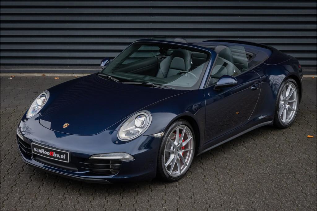 Porsche 911 Cabrio 3.8 Carrera 4S Sportchrono - Nachtblauw, Automaat, Euro 5, Gebruikt, Zwart