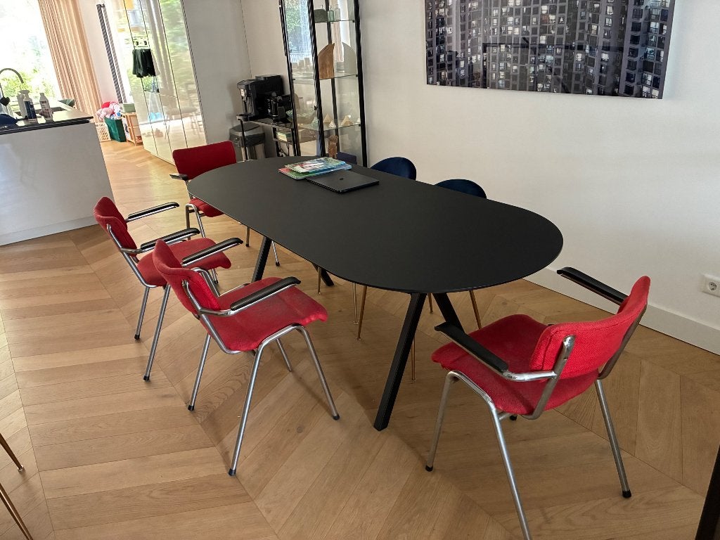 Gispen 1235 stoelen, Huis en Inrichting, Stoelen, Ophalen, Gebruikt, Vier, Retro