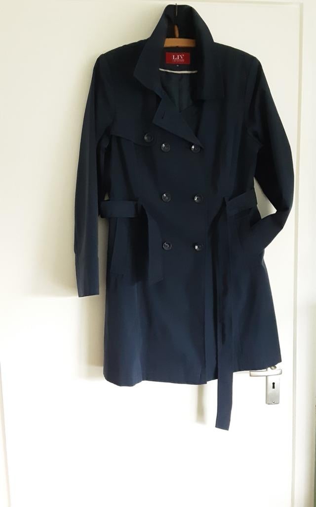 Donkerblauwe regenjas LIV maat 46. Zo goed als nieuw, Kleding | Heren, Blauw, LIV, Ophalen of Verzenden, Zo goed als nieuw