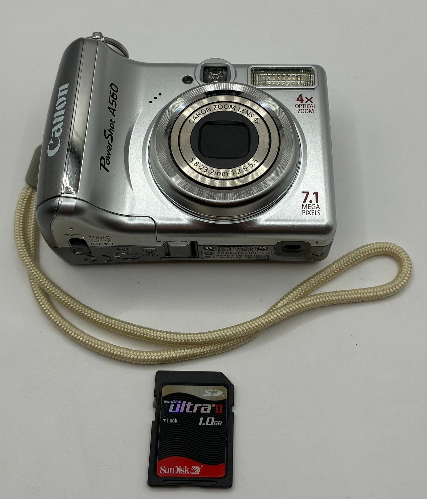 Canon PowerShot A560 - compact camera, Ophalen of Verzenden, Zo goed als nieuw, Canon, 4 t/m 7 keer