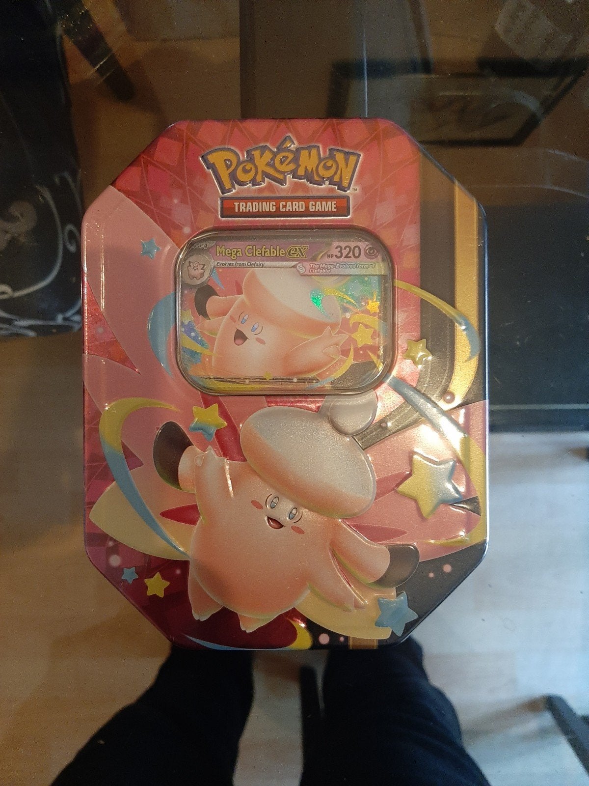 Pokemon mega clefable ex tin, Ophalen, Nieuw