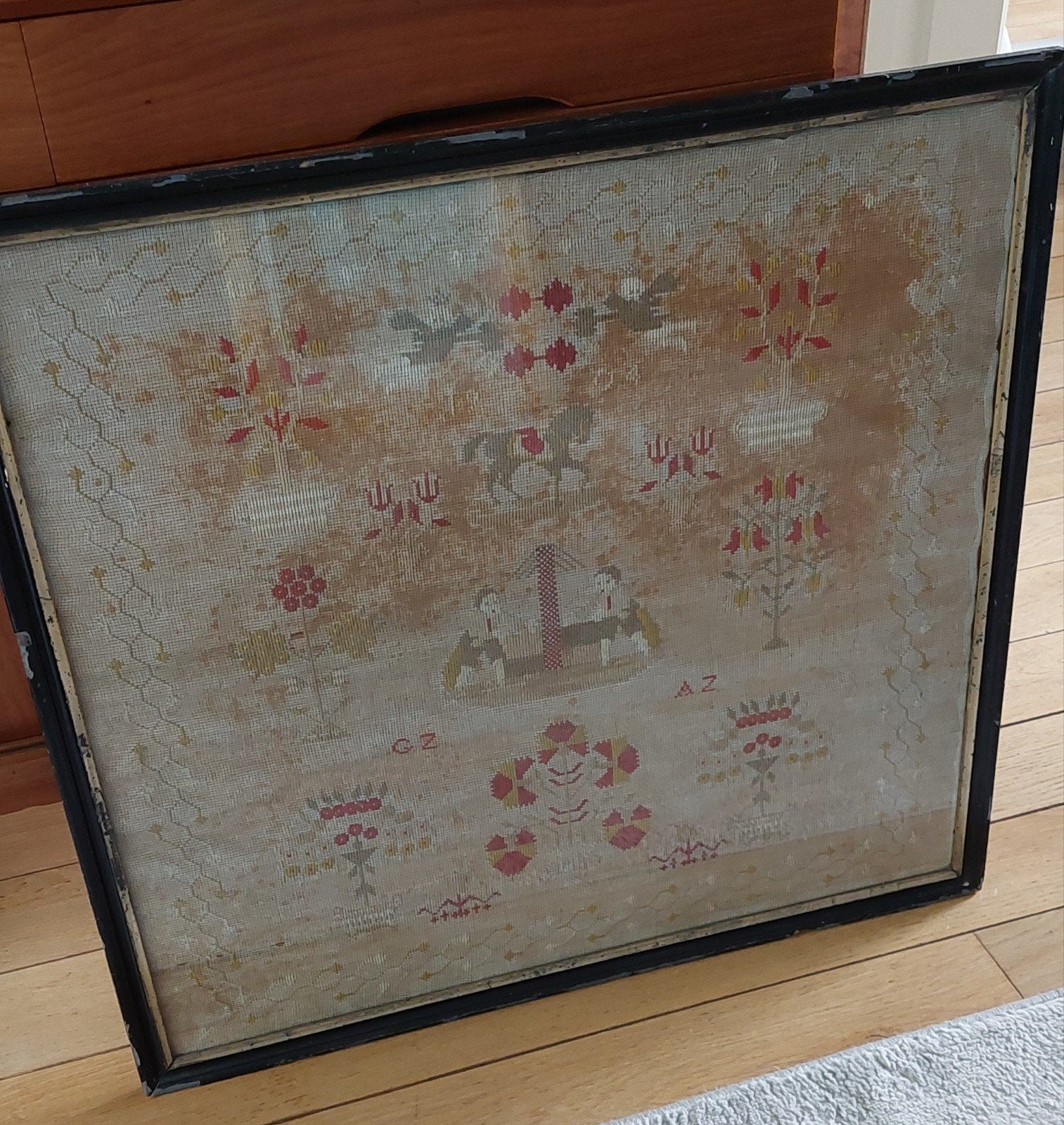 Antieke merklap 1904, Antiek en Kunst, Curiosa en Brocante, Ophalen