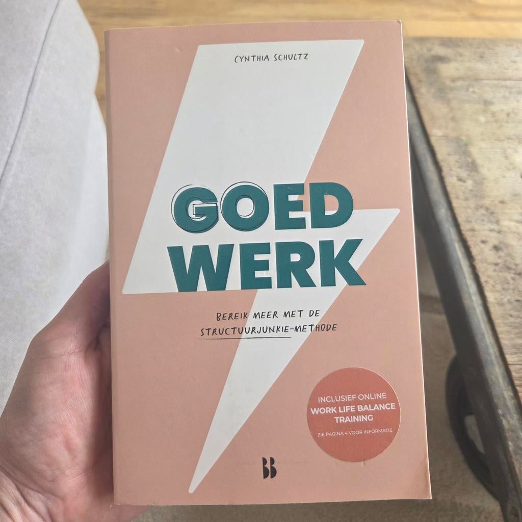 Goed Werk - Bereik meer met de Structuurjunkie-methode, Ophalen of Verzenden, Zo goed als nieuw, Cynthia Schultz