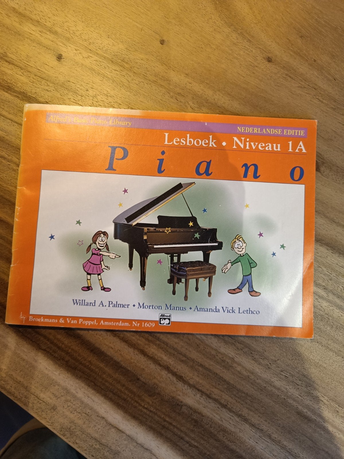 Alfred's Basic Piano Library Lesboek Niveau 1A, Muziek en Instrumenten, Bladmuziek, Klassiek, Les of Cursus, Ophalen of Verzenden
