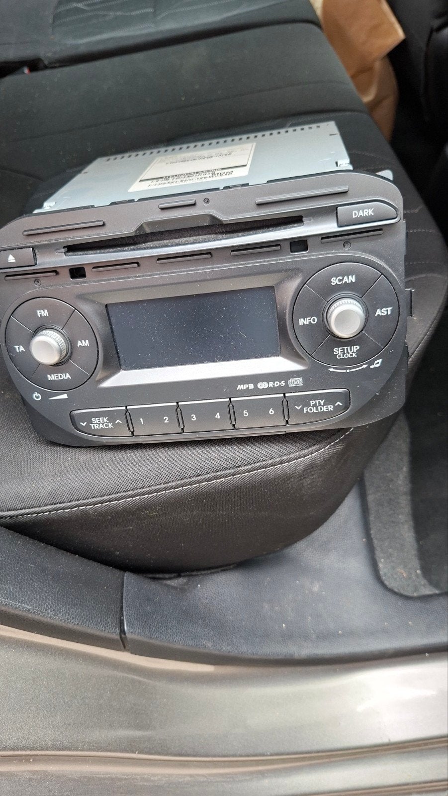 Kia Picanto autradio., Ophalen of Verzenden, Gebruikt