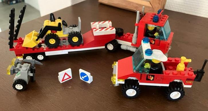Lego brandweer evacuatie team 1656, Ophalen of Verzenden, Zo goed als nieuw