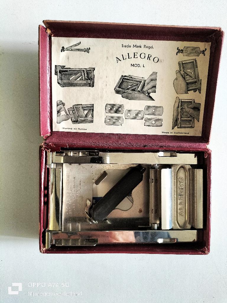 Allegro Scheermesjes slijper 1930, Verzenden