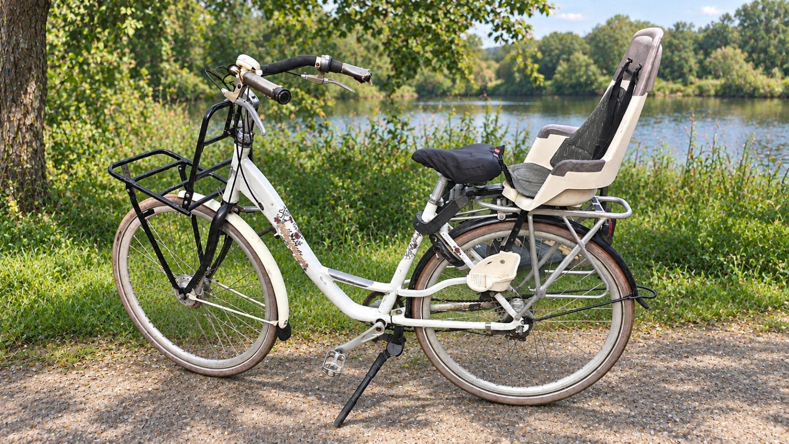 Moederfiets met achterzitje, Ophalen, 1 zitje, Gebruikt, Overige merken
