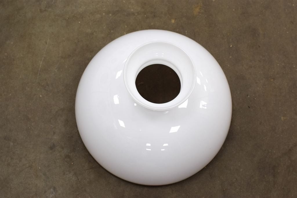 Ovale lampenkap met een rand van messing 48067, Huis en Inrichting, Ophalen of Verzenden, Gebruikt