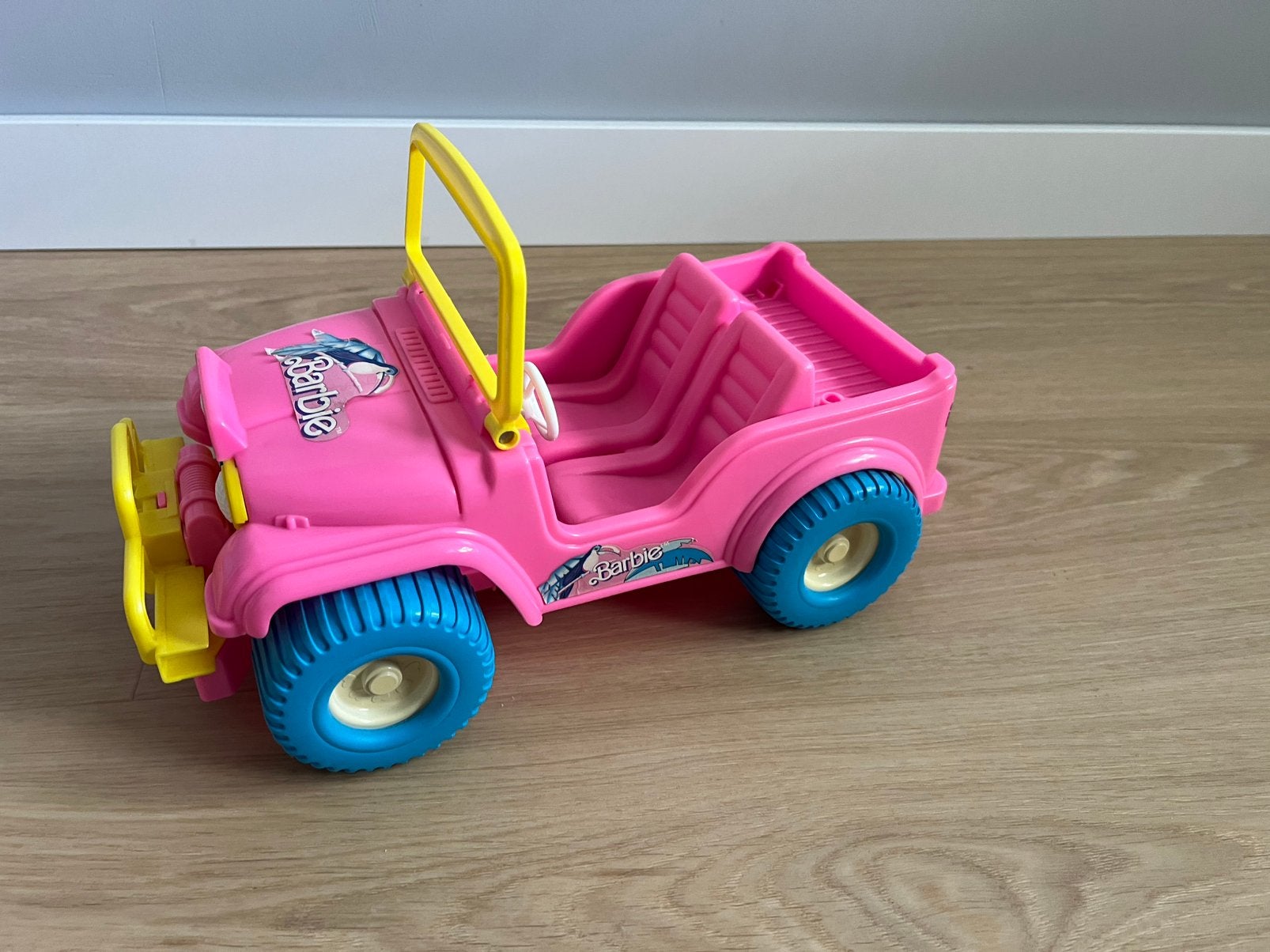 Barbie jeep, Ophalen, Gebruikt