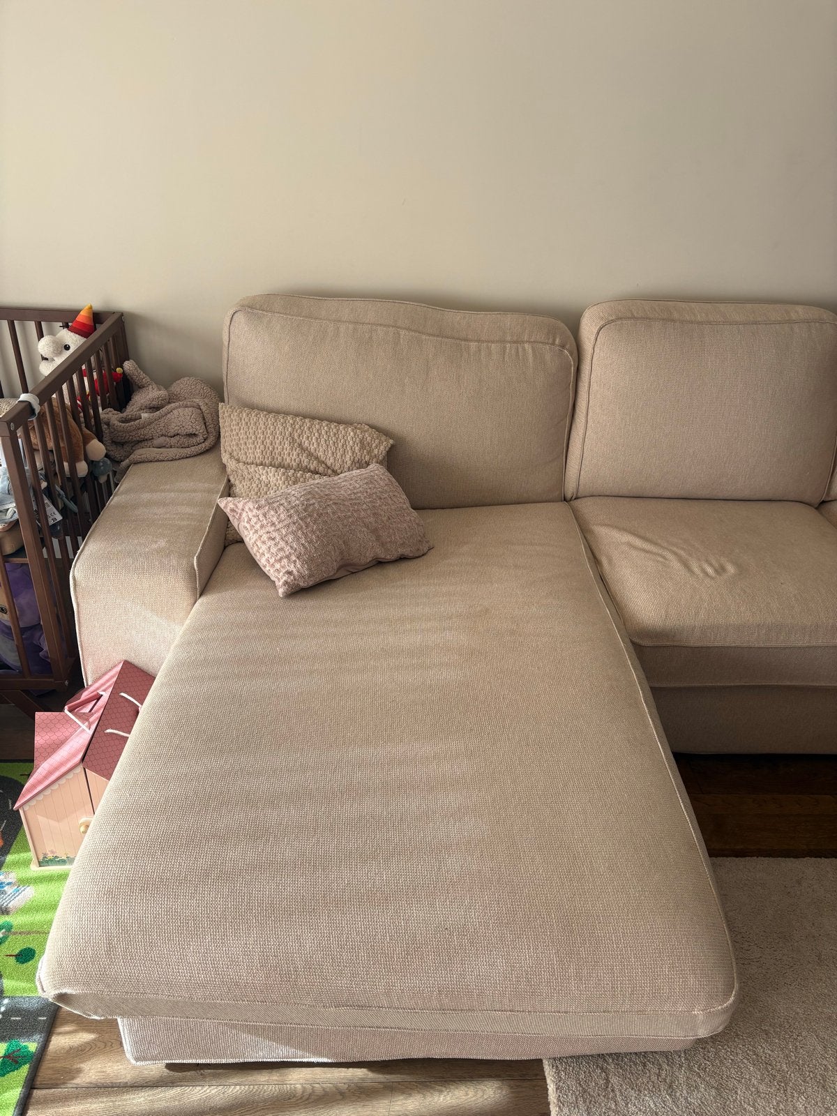 IKEA KIVIK Hoekbank, Ophalen, Gebruikt, Driepersoons, Stof