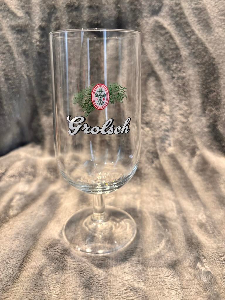 Grolsch Bierglas - Zo goed als nieuw, Ophalen of Verzenden, Zo goed als nieuw, Bierglas