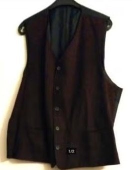 GILET Spencer gillet Paars Bordeaux rood zwart 58 XL - XXL, Verzenden, Zo goed als nieuw, Maat 56/58 (XL), Rood