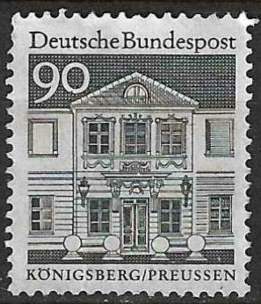 Duitsland Bundespost 1966 - Yvert 359 - Gebouwen (ST), Verzenden, BRD, Gestempeld
