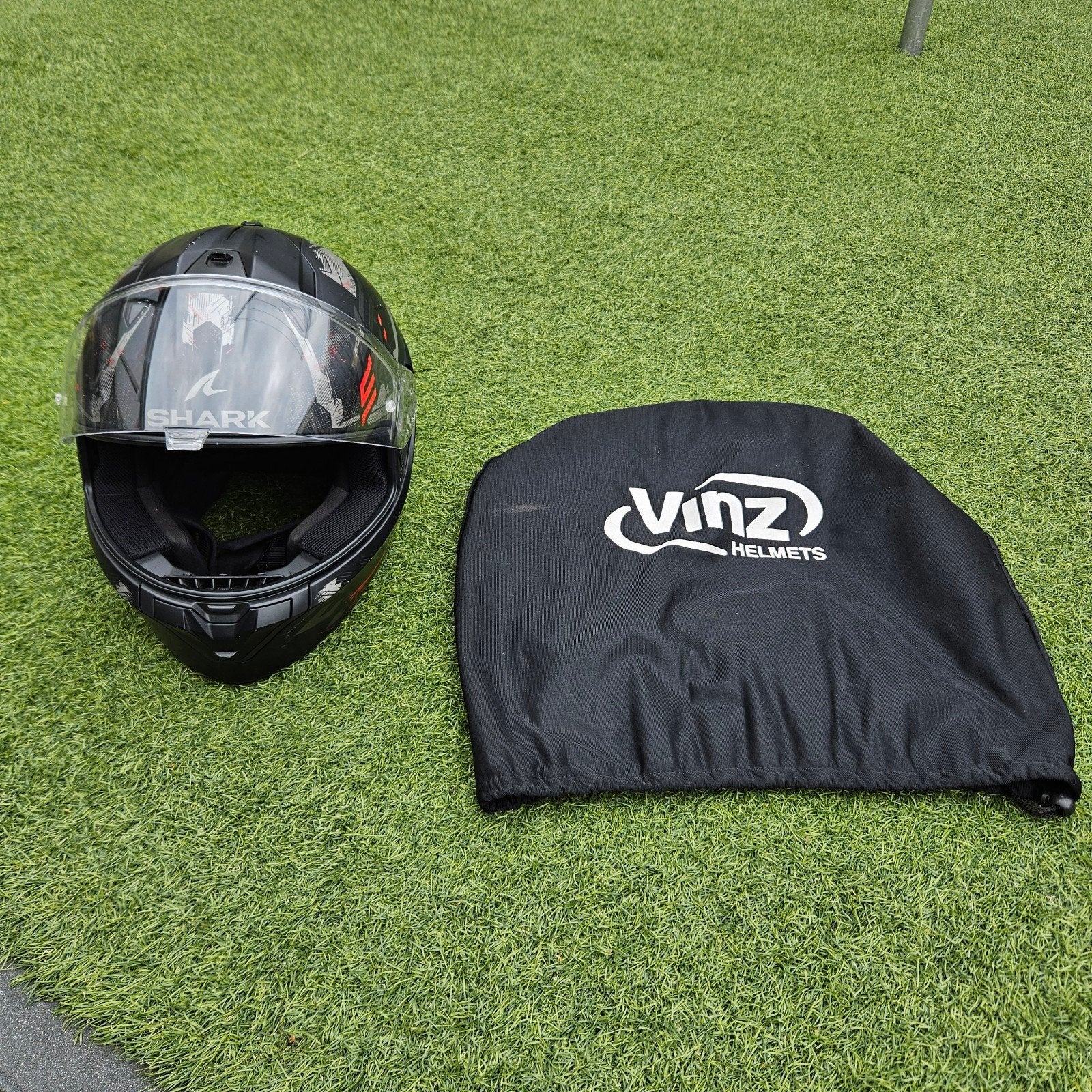 Shark Integraalhelm - Maat L - Zo goed als nieuw, Motoren, Heren, Shark, Ophalen of Verzenden, Integraalhelm