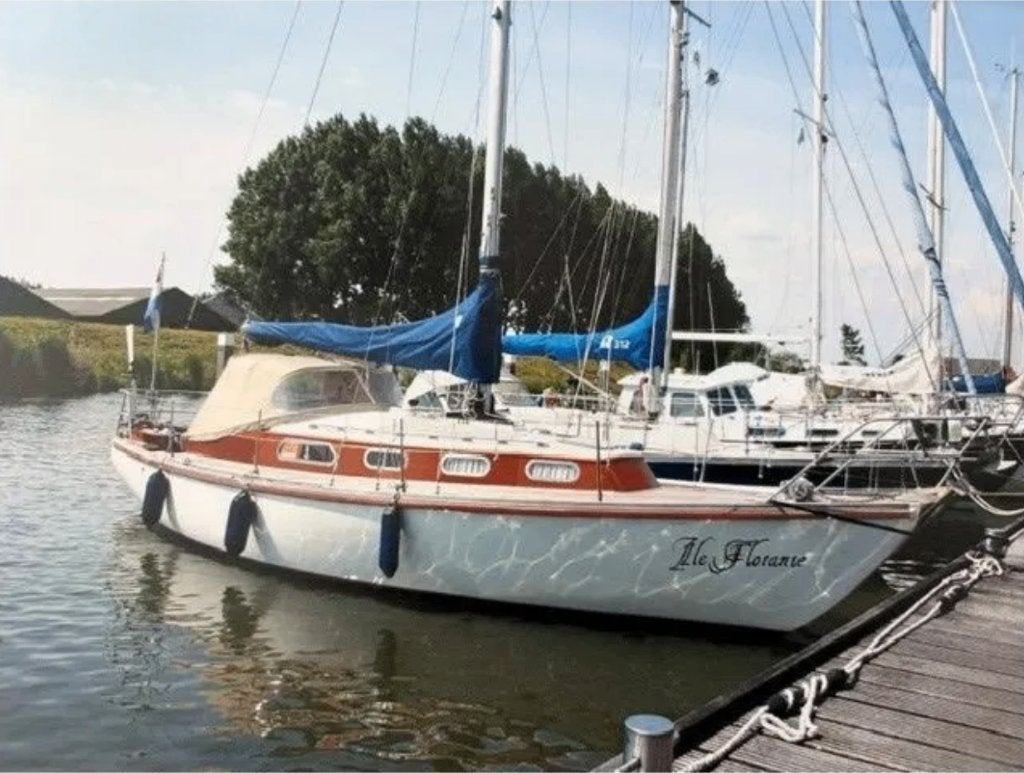 Prachtig klassiek schip, Carena 33 (1975), Watersport en Boten, Ophalen, Gebruikt, Polyester, Benzine