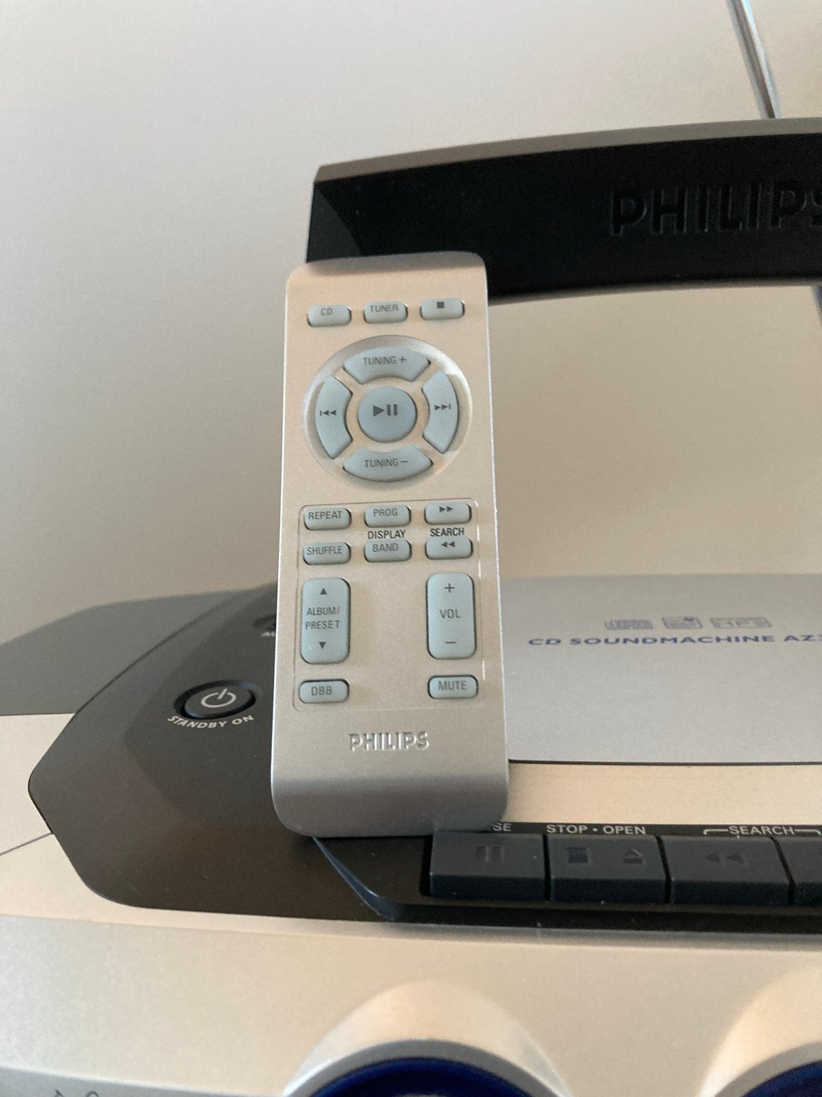 Philips Draagbare Radio CD Soundmachine AZ380/12 met afstand, Audio, Tv en Foto, Radio's, Ophalen of Verzenden, Gebruikt, Radio