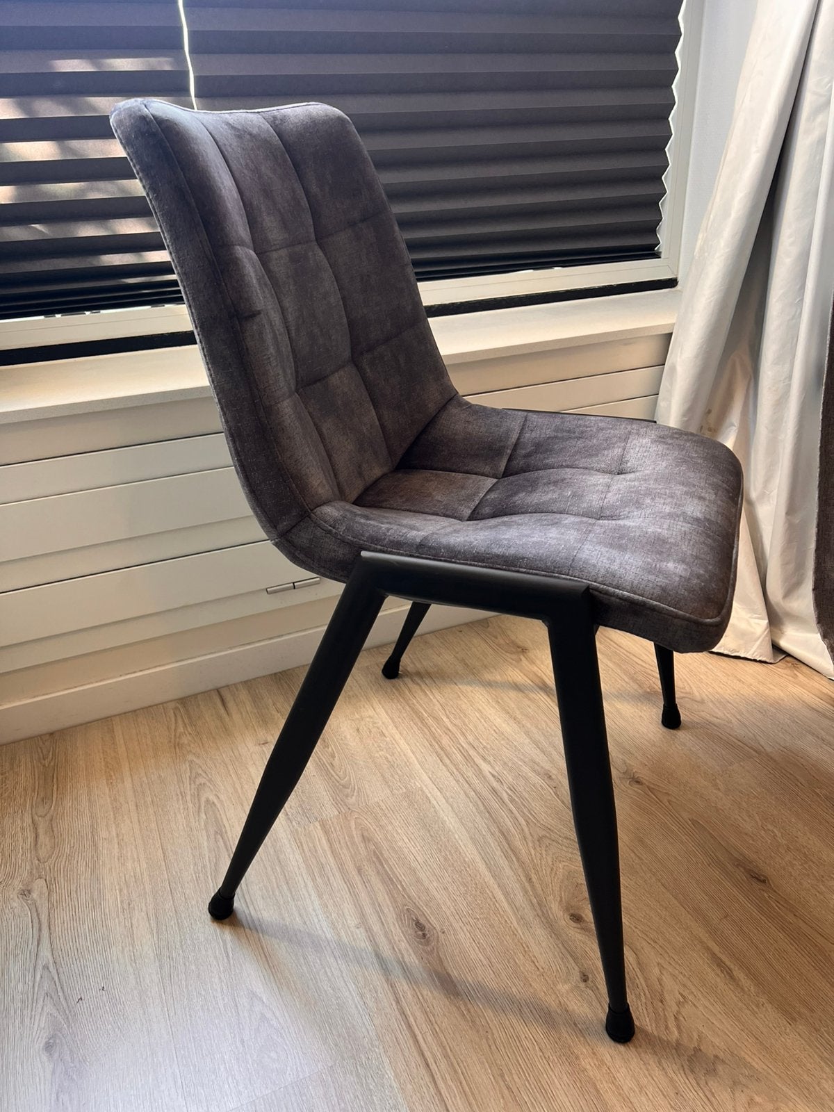4 eettafel stoelen ZGAN, Huis en Inrichting, Stoelen, Ophalen, Zo goed als nieuw, Vier, Stof