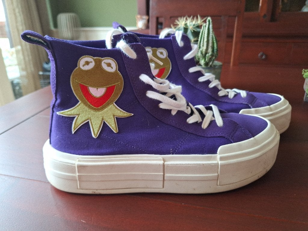 Converse All Stars 42,5 paarse muppet sneakers, Overige kleuren, Verzenden, Converse All Stars, Sneakers of Gympen