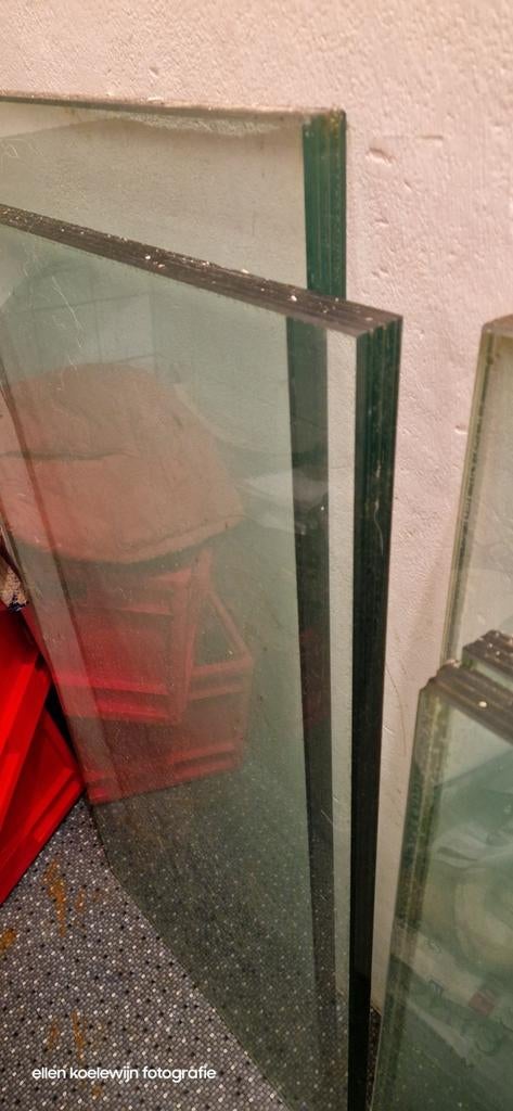 Dikke zware glasplaten - Veiligheidsglas (bank), Ophalen, Gebruikt, 160 cm of meer, Glasplaat