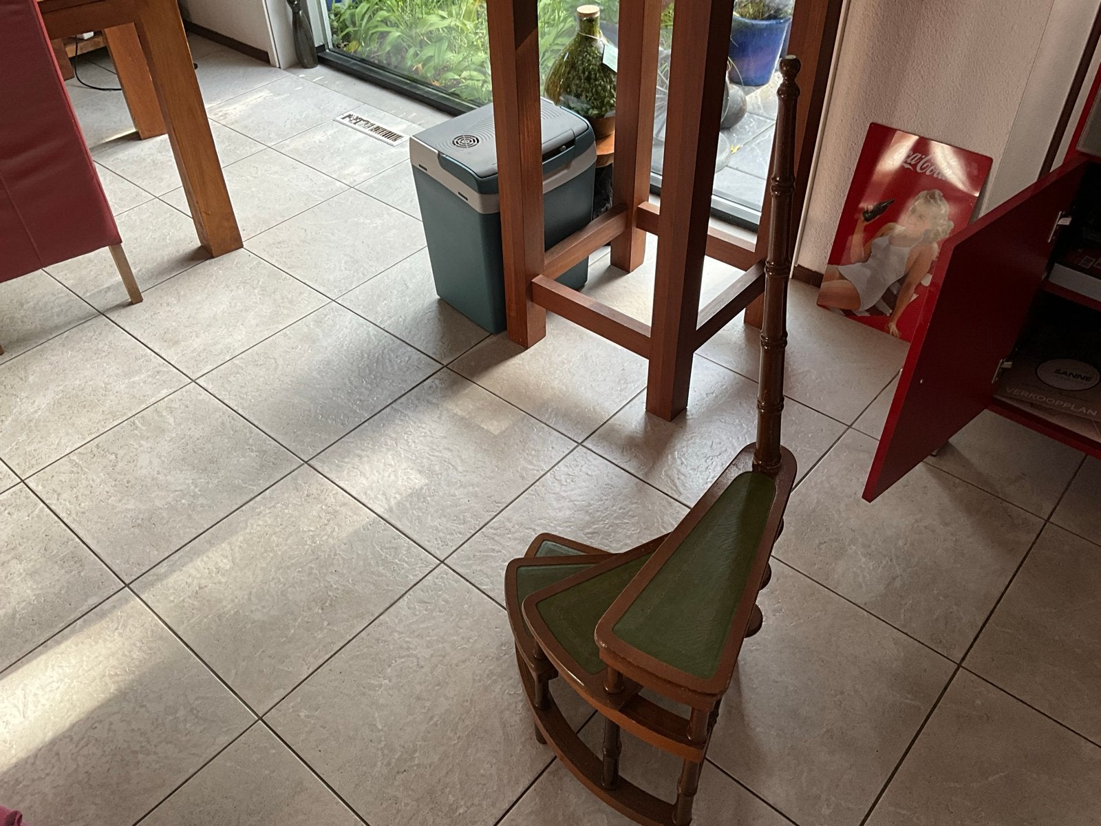 Antieke trappetje uit de winkel van sinkel, Ophalen of Verzenden