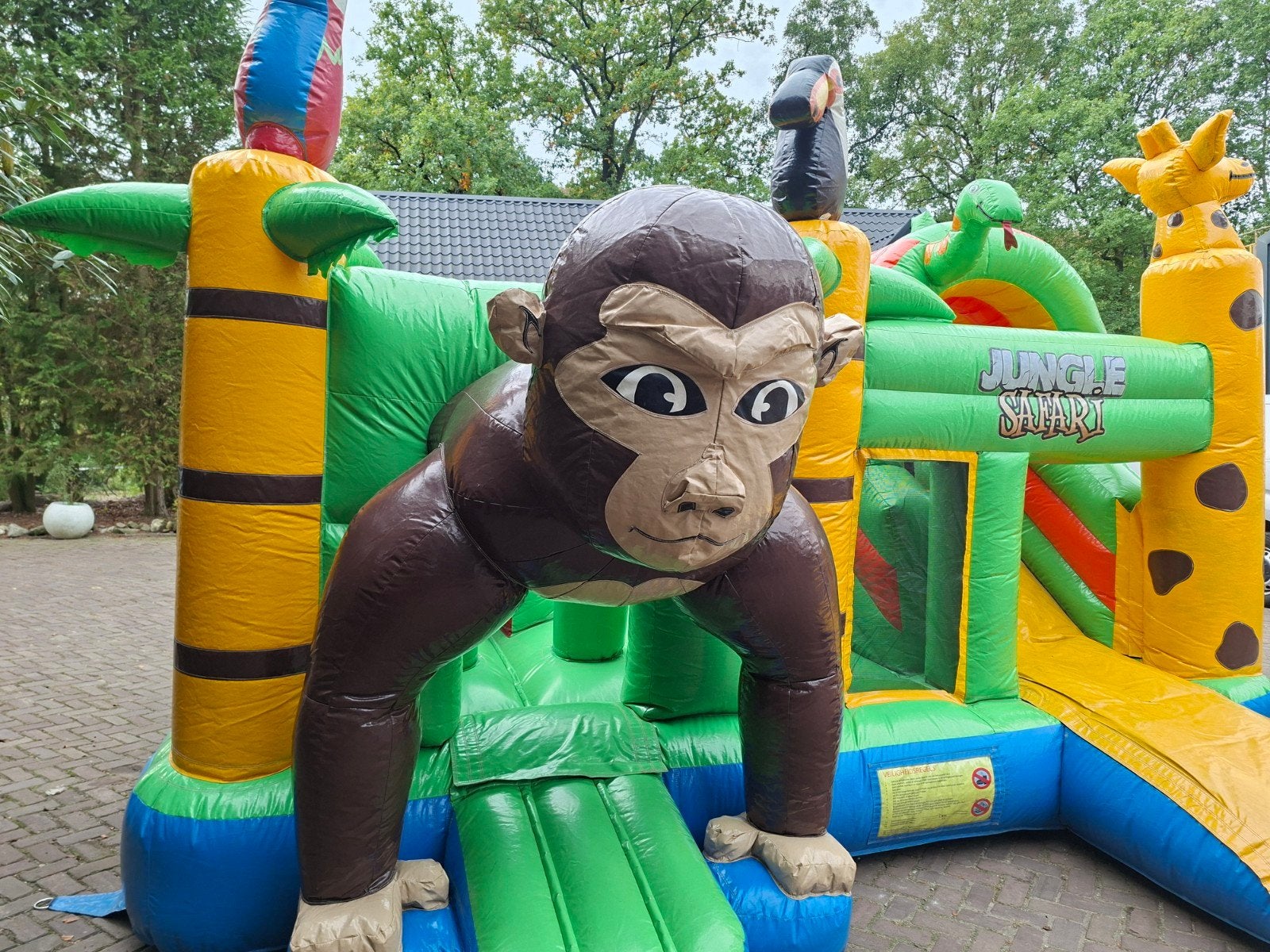 Multiplay Safari Springkussen te huur, Onbekend, Ophalen of Verzenden, Zo goed als nieuw, Onbekend
