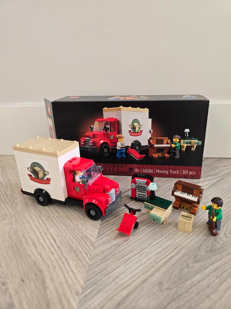 Lego moving truck set 40586, Kinderen en Baby's, Speelgoed | Duplo en Lego, Zo goed als nieuw, Lego, Complete set, Compleet, Icons