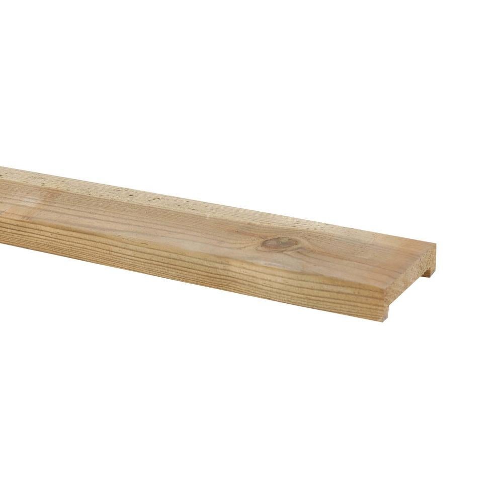 Grenen afdeklat/ afdekkap schutting, Tuin en Terras, Schuttingen, Ophalen, 1 tot 2 meter, Minder dan 3 meter, .