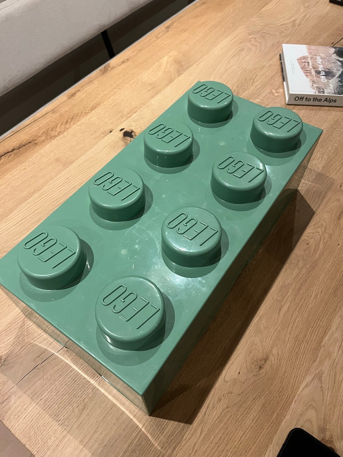 Grote LEGO opbergdoos - Groen (8 noppen), Ophalen, Zo goed als nieuw, Overige typen, Lego