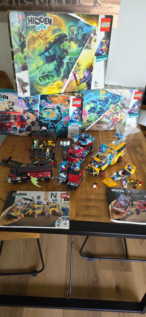 Lego Hidden Side sets 70424, 70436, 70423 - niet compleet, Ophalen, Gebruikt, Overige thema's, Lego