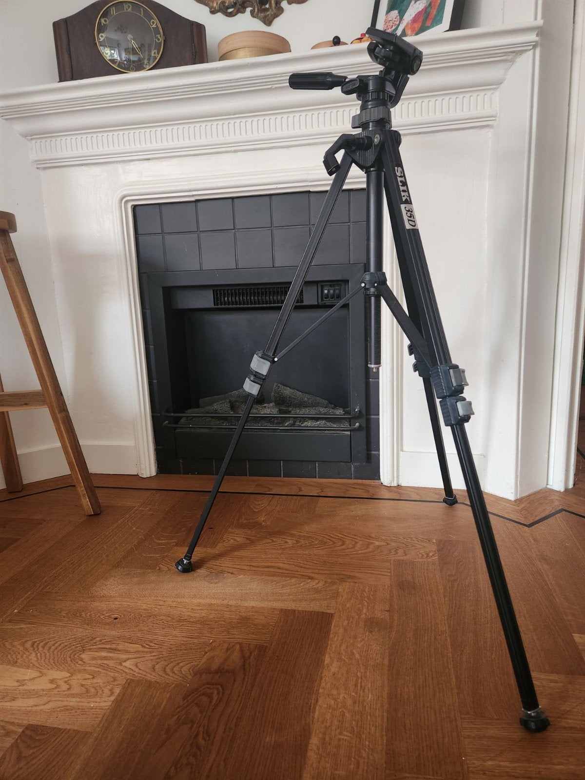 Slik 35D Camerastatief  Stevige Vintage Tripod Made in Japan, Ophalen of Verzenden, Driepoot