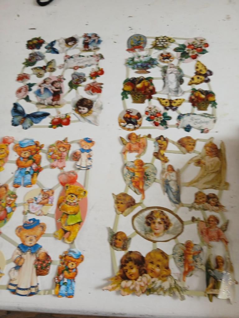 Vintage  poëzie plaatjes, Verzamelen, Poesieplaatjes, Ophalen of Verzenden