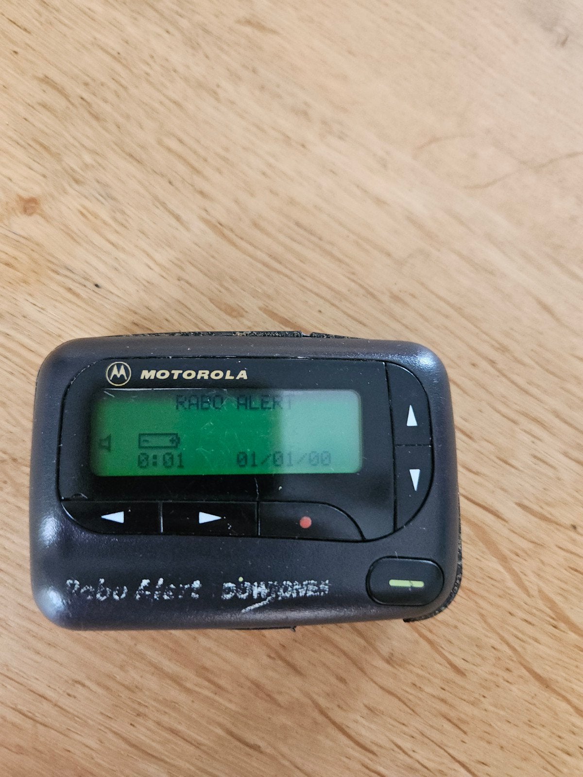 Vintage Motorola Pager - Rabo Alert Dow Jones, Ophalen of Verzenden, Gebruikt