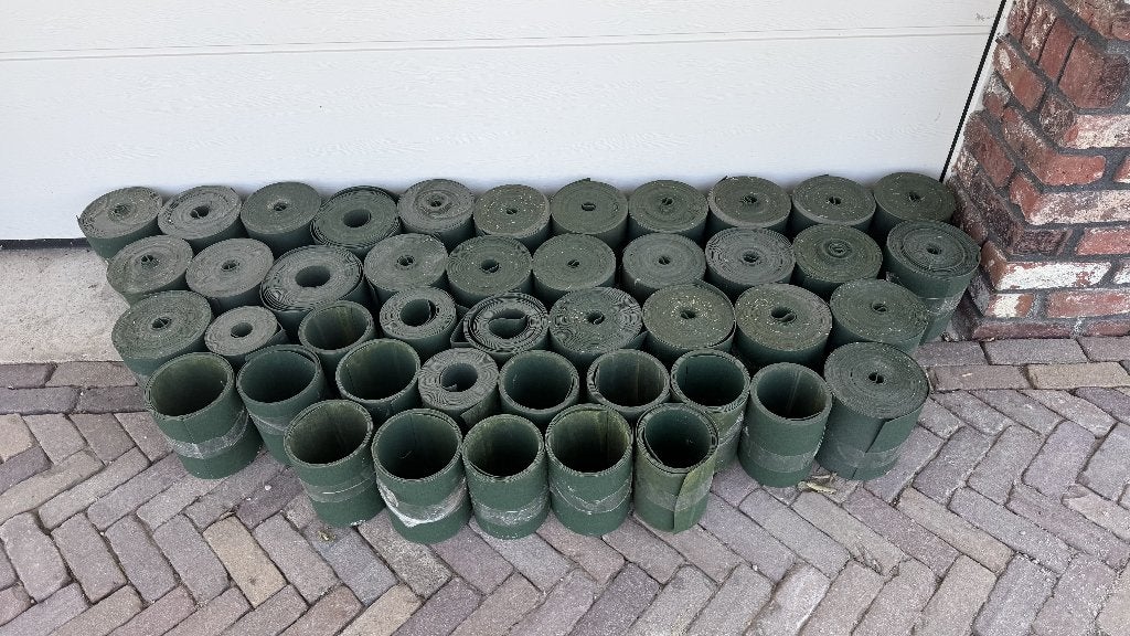 Vlechtband Groen, Tuin en Terras, Ophalen, Gebruikt, Kunststof