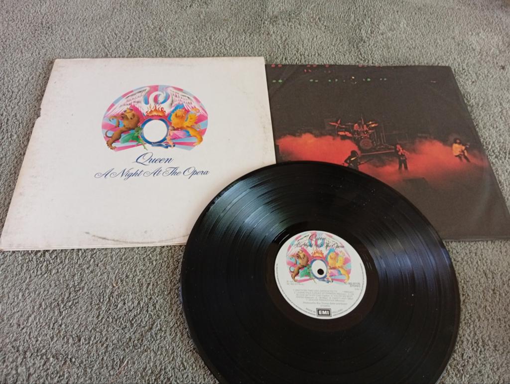 LP Queen - A Night At The Opera (Originele Persing), Ophalen of Verzenden