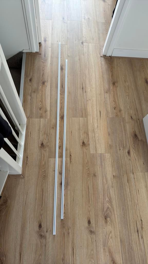 Gordijnrails, Ophalen, Zo goed als nieuw, 200 cm of meer