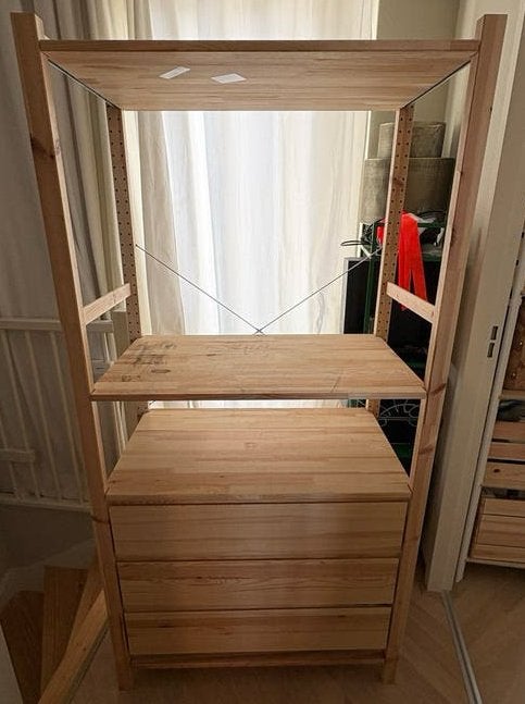 IKEA IVAR Stellingkast met 3 Lades, Ophalen, Gebruikt