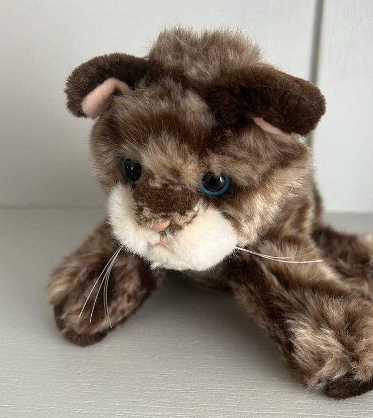 Mini poezen knuffeltje whiskers, Ophalen of Verzenden, Zo goed als nieuw, Overige typen
