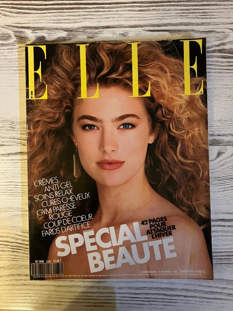 Elle France novembre 1988, Verzamelen, Tijdschriften, Kranten en Knipsels, Ophalen of Verzenden, 1980 tot heden, Buitenland, Tijdschrift