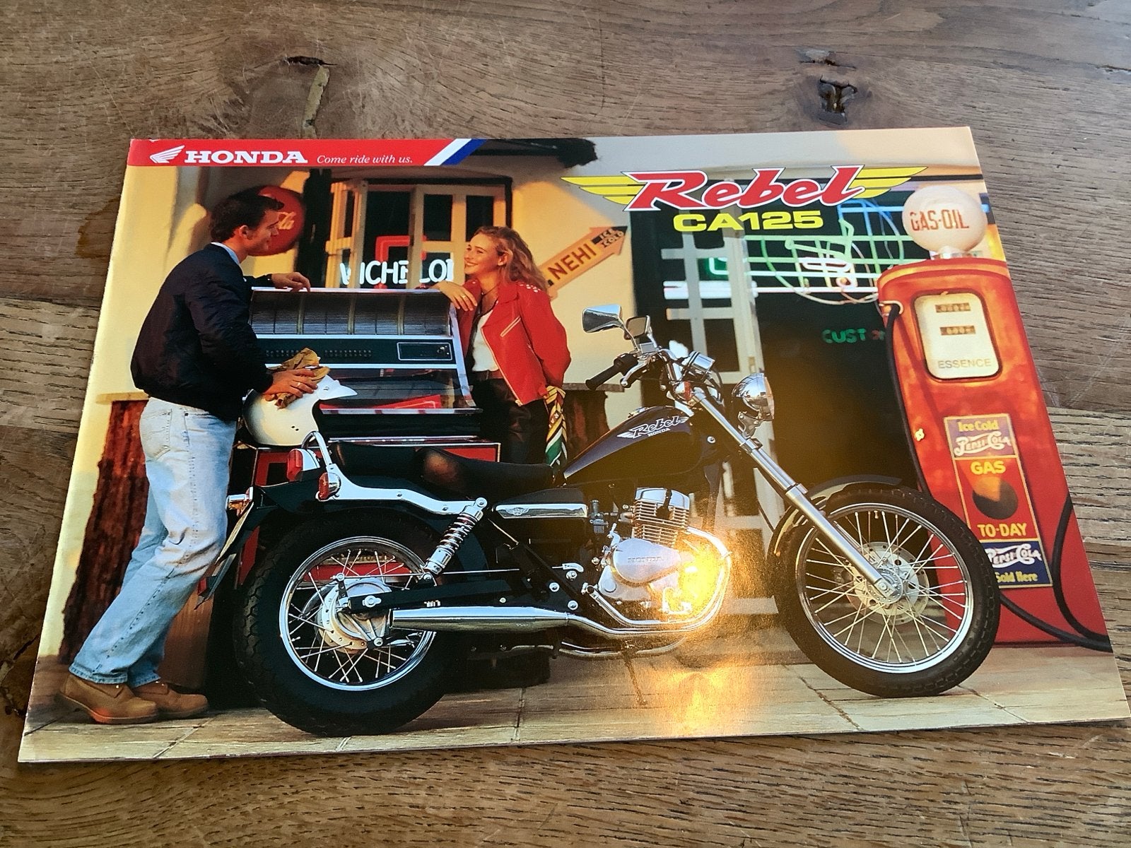 Honda Rebel CA125 - folder/ brochure 6 paginas.  (13), Verzenden, Honda
