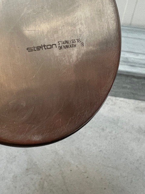 Stelton Cylinda asbak Arne Jacobsen design vintage, Vintage, Gebruikt, ., Ophalen of Verzenden