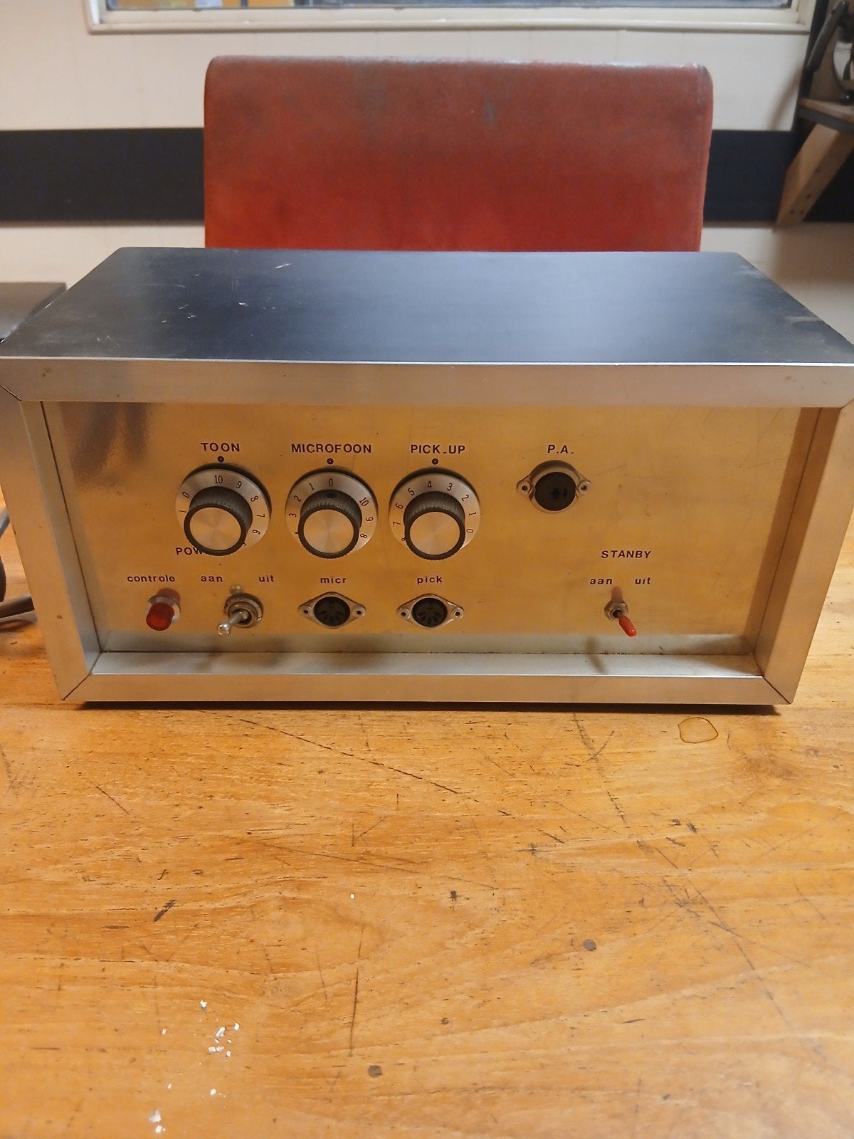 Vintage Audio Mixer/Versterker - Toon, Microfoon, Pick-up, Audio, Gebruikt, Onbekend, Ophalen of Verzenden