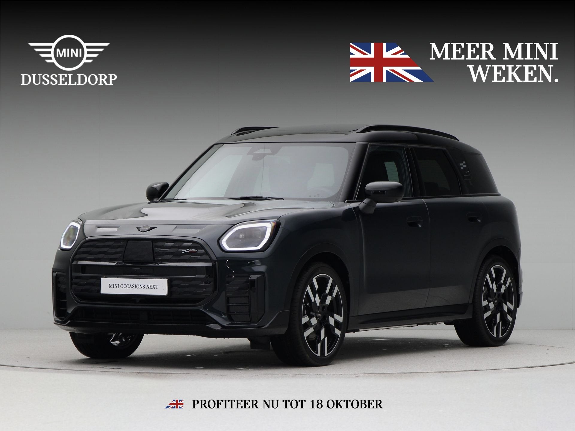 MINI Countryman SE ALL4 John Cooper Works Pakket L Accu cond, Auto's, Automaat, 467 km, Zwart, Countryman