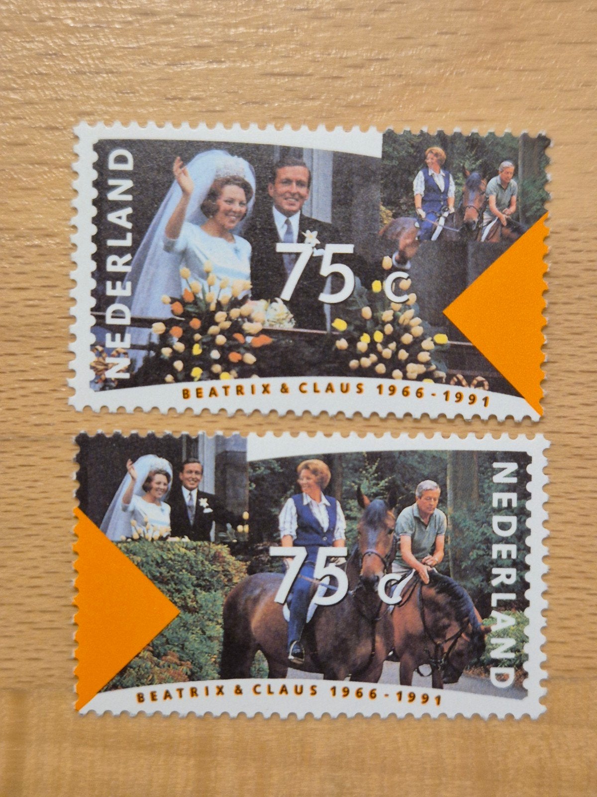 Nederland 1991 25-jarig huwelijksfeest, Ophalen of Verzenden, Na 1940, Postfris