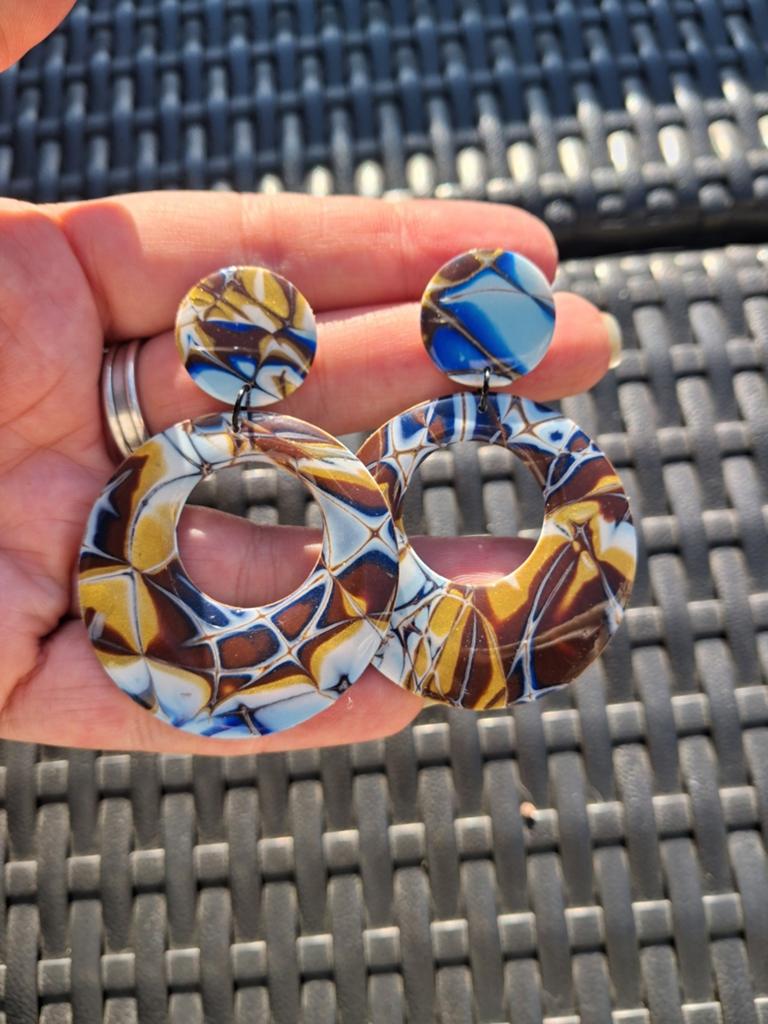 Handgemaakte oorbellen, Sieraden, Tassen en Uiterlijk, Oorbellen, Ophalen of Verzenden, Nieuw, Overige materialen