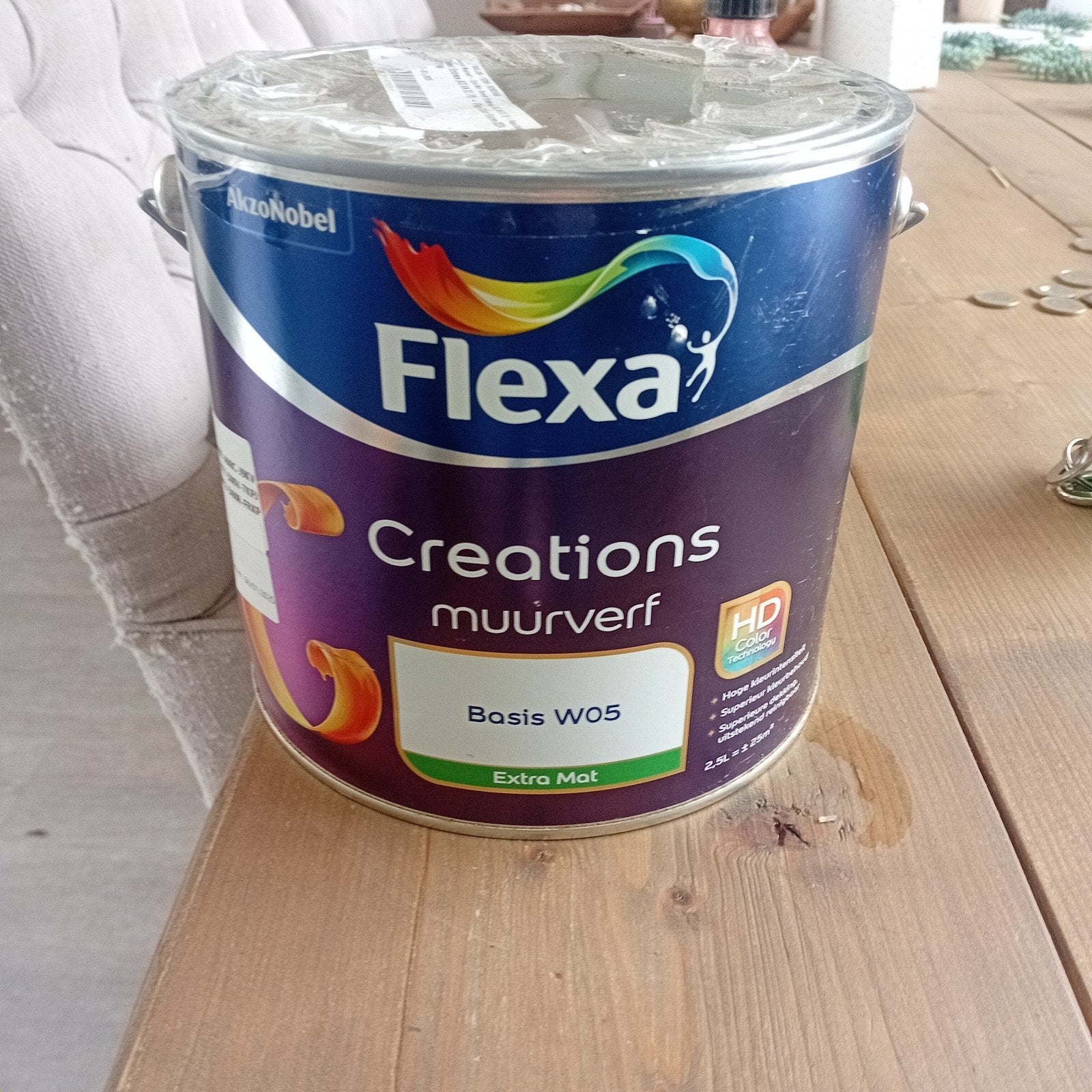 Flexa Creations Muurverf Sweet Embrace 2.5L Extra Mat, Doe-het-zelf en Verbouw, Nieuw, Ophalen of Verzenden, Verf, Roze